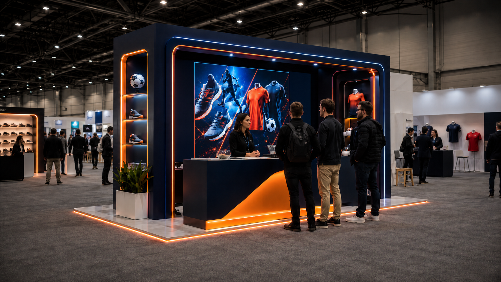 10x10 LED Booth for Tech & SaaS Brands