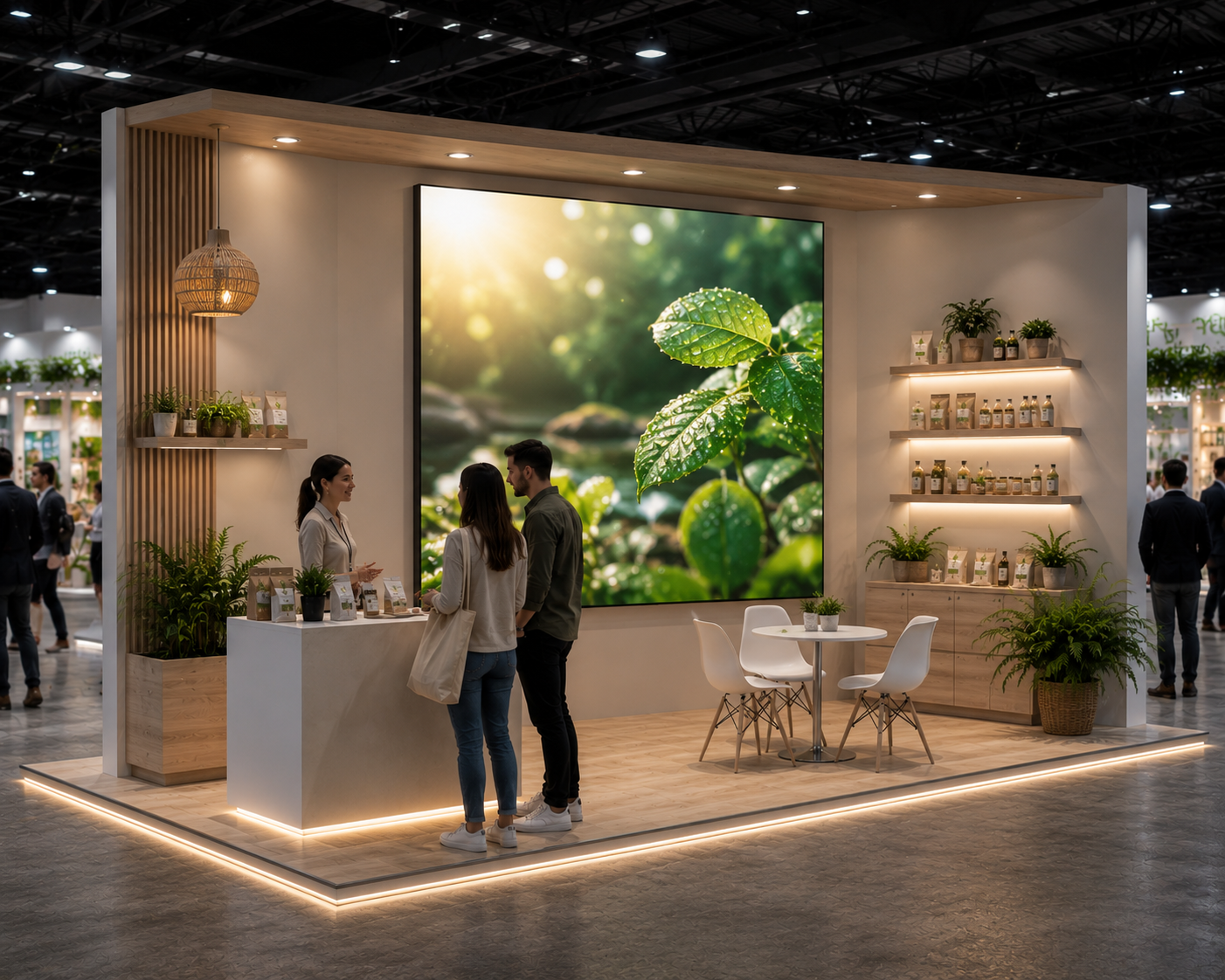 10x10 LED Exhibit for Healthcare & MedTech